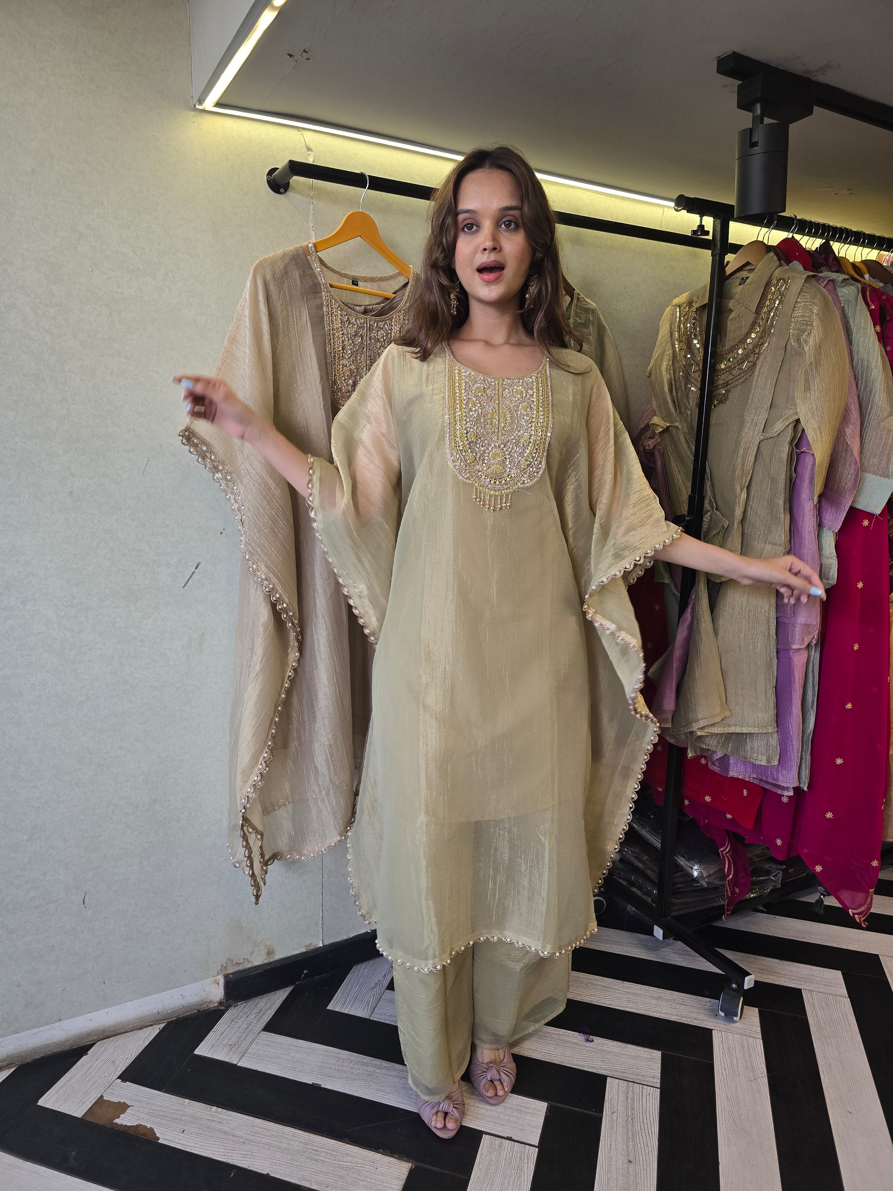 Image of Pure Soft Tissue Kaftan Sets