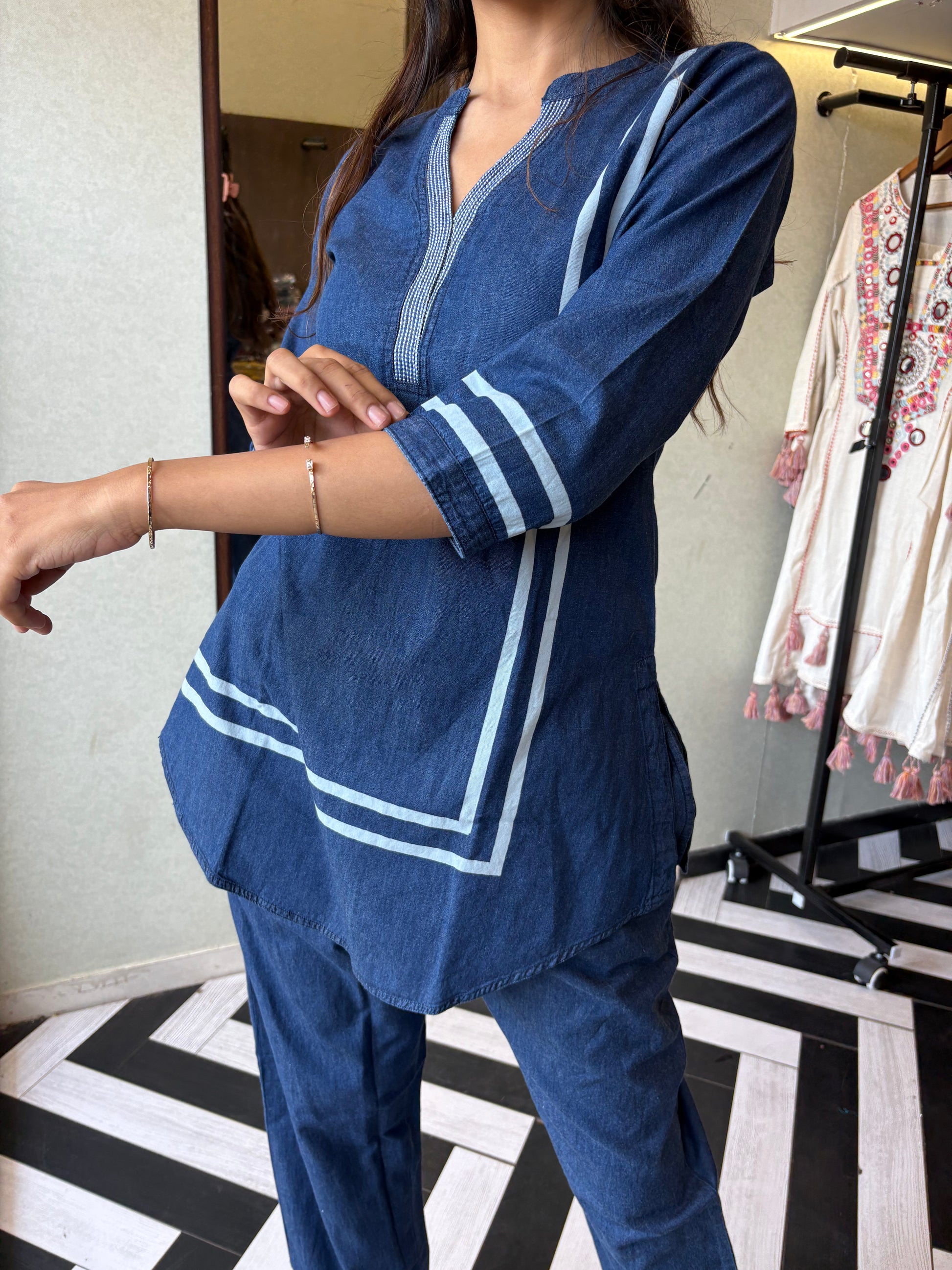 Pure Denim Coord Set
