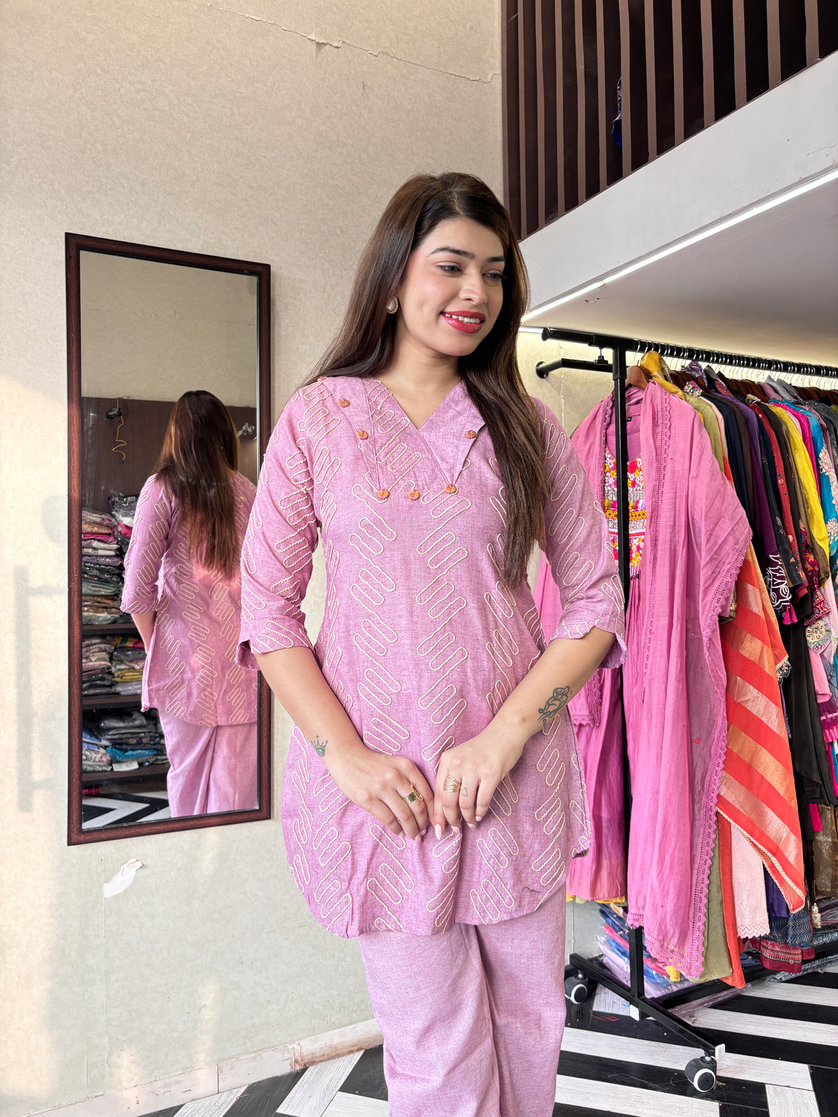 Pure Soft Rayon Coord Set