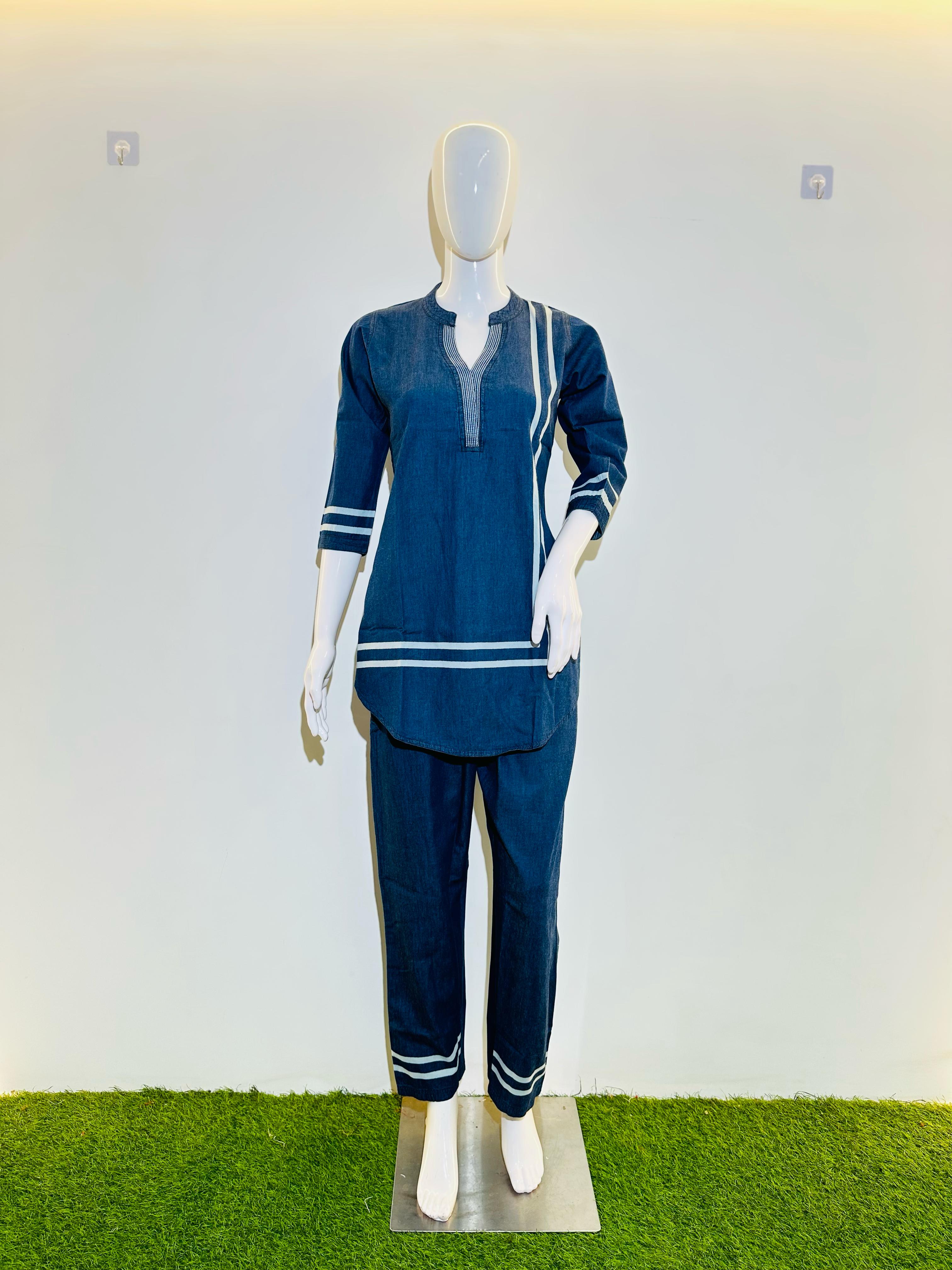 Image of Pure Denim Coord Set