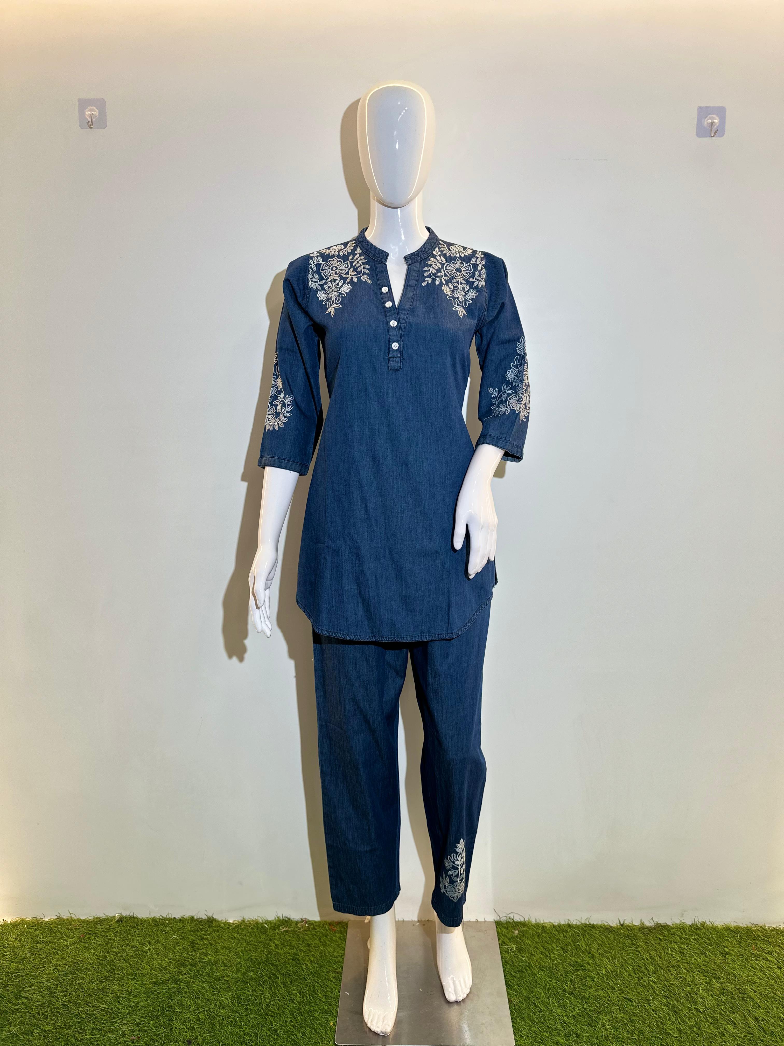 Image of Pure Denim Coord Set