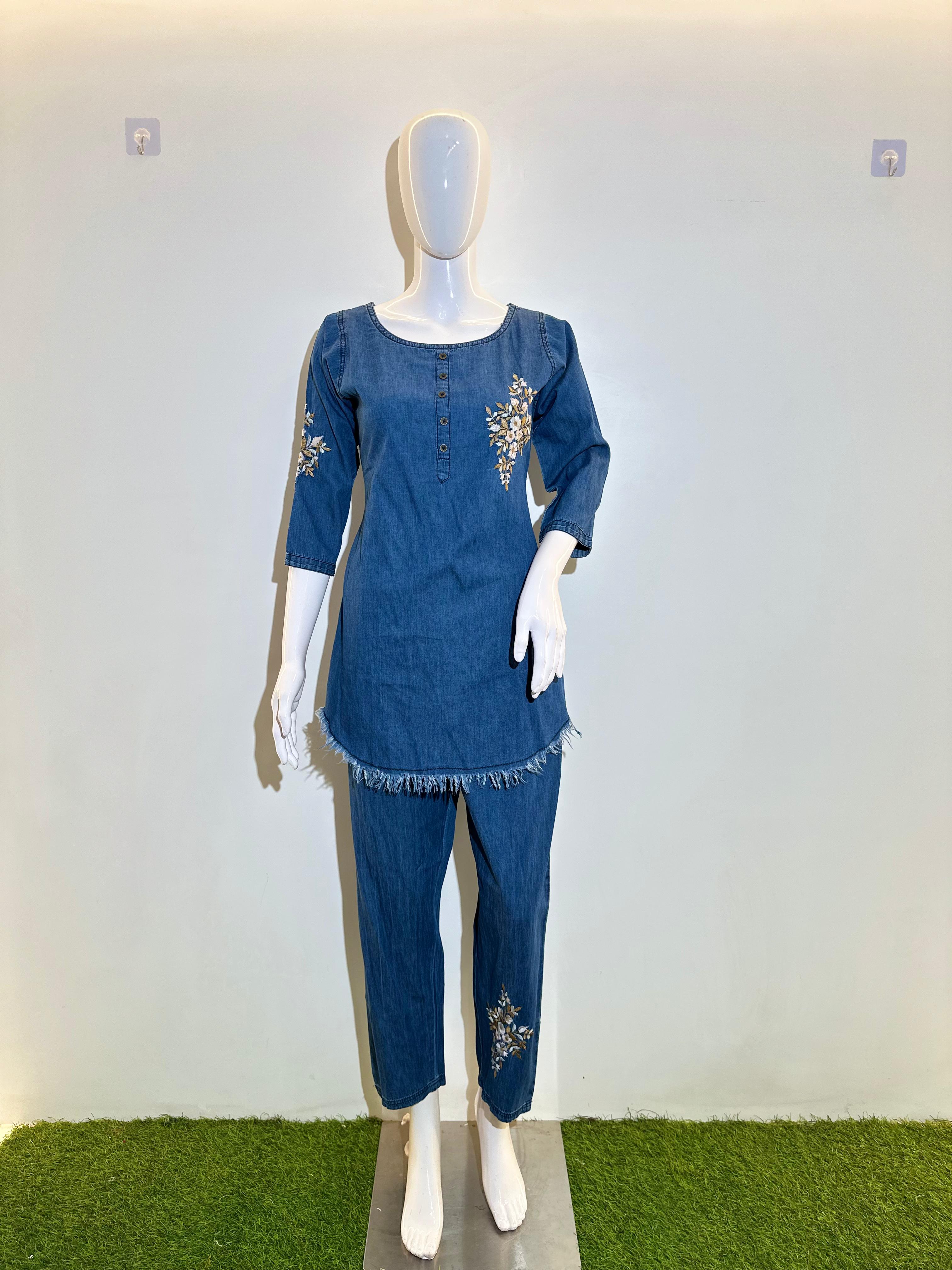 Image of Pure Denim Coord Set