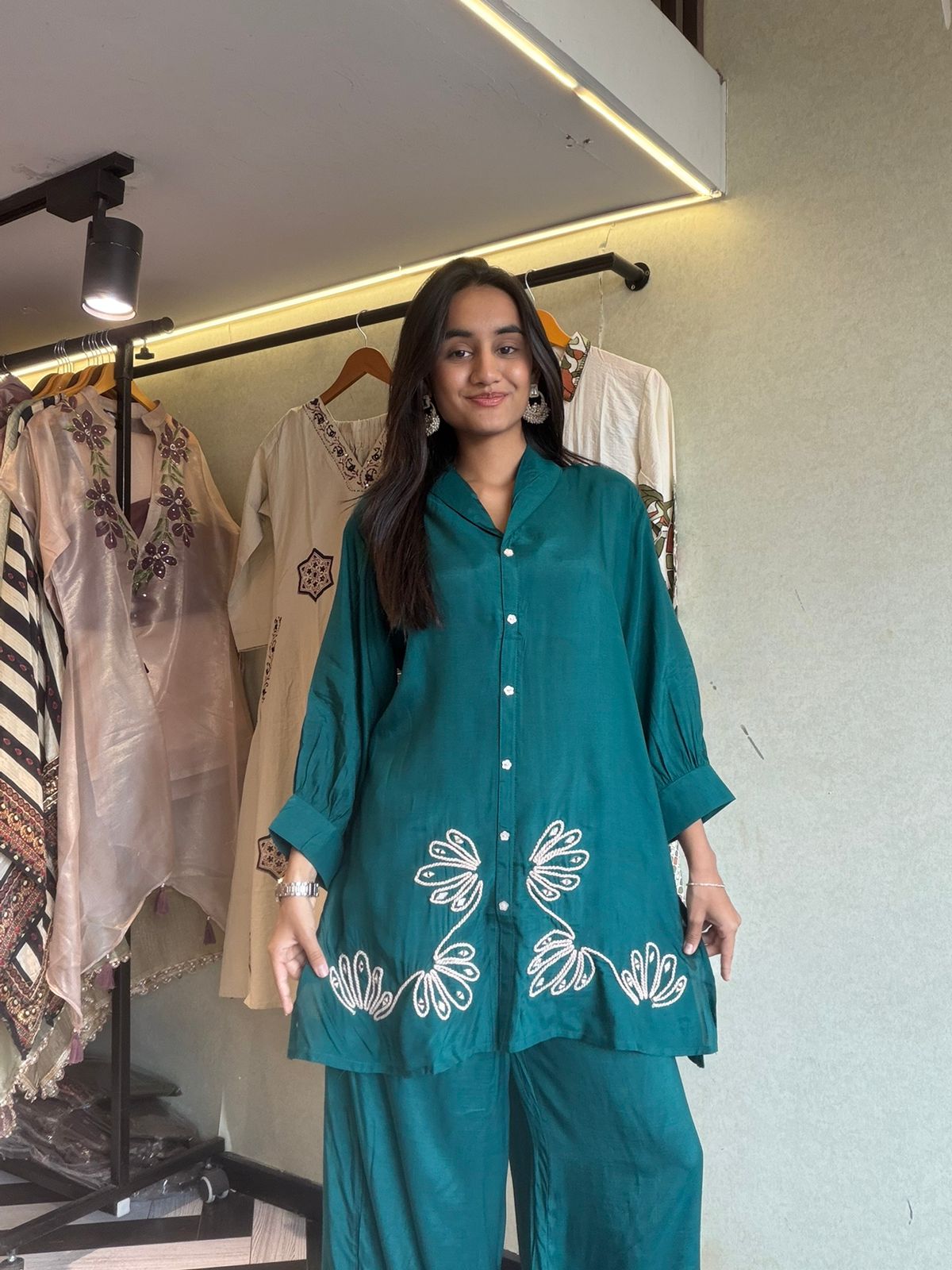 Image of Pure Rayon 2 Piece Embroidery Set