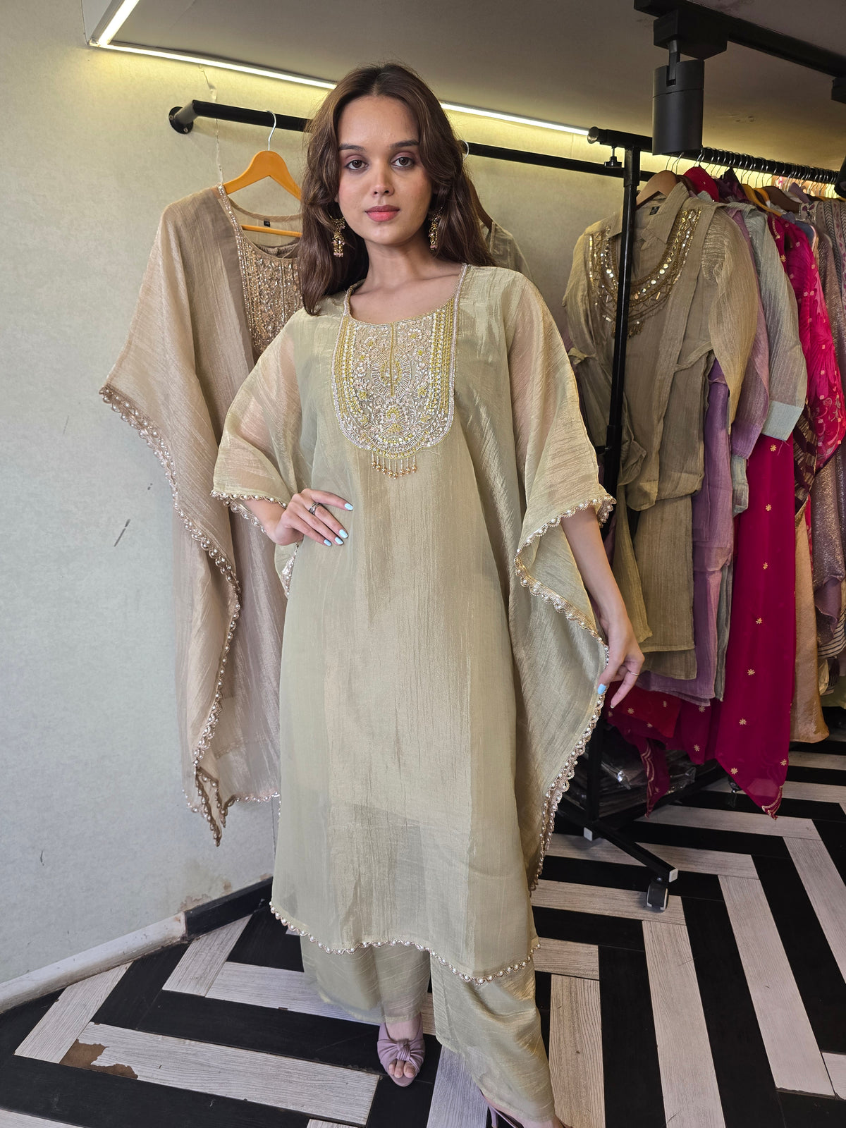 Pure Soft Tissue Kaftan Sets
