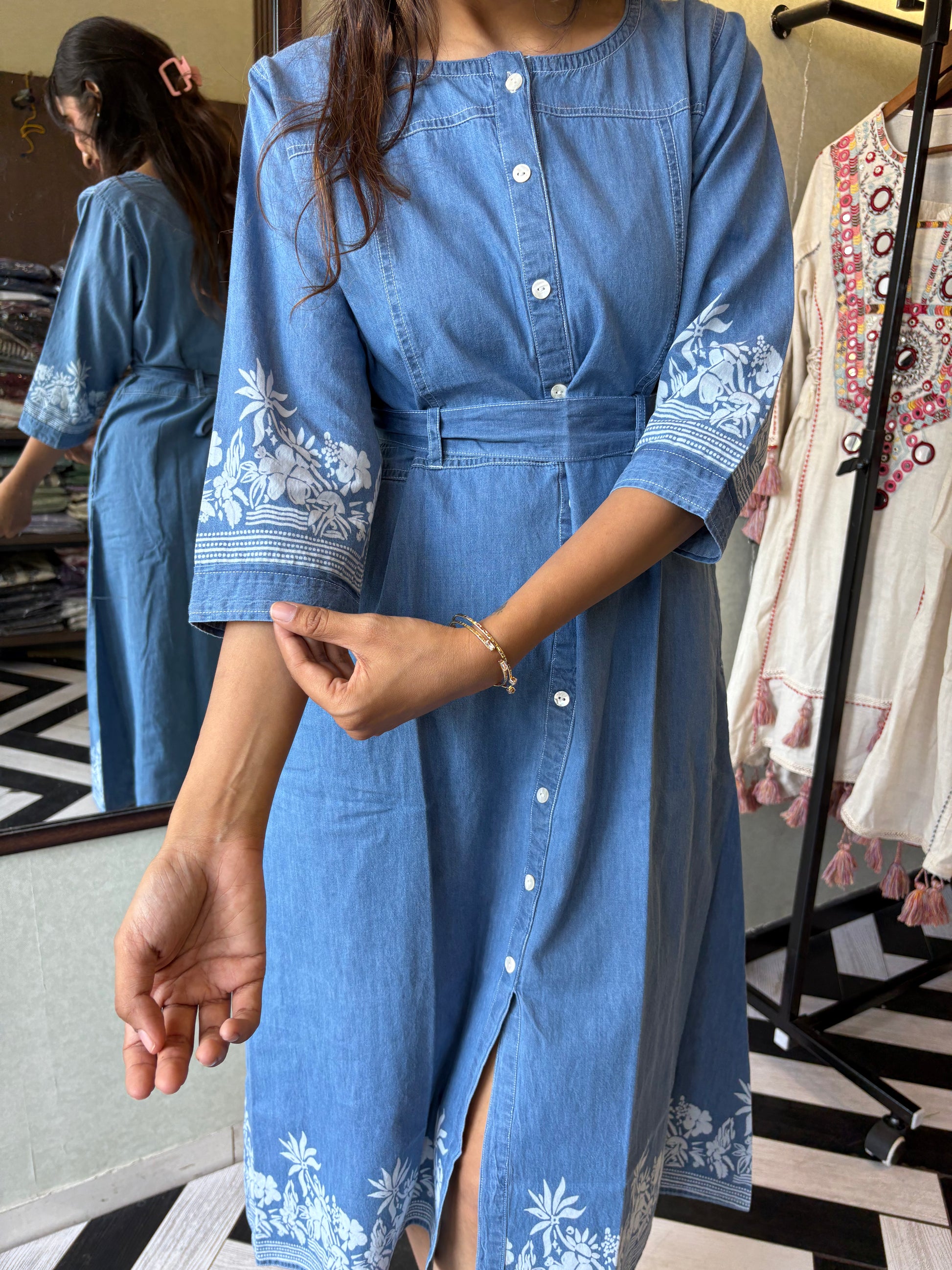 Pure Denim One Piece Dress