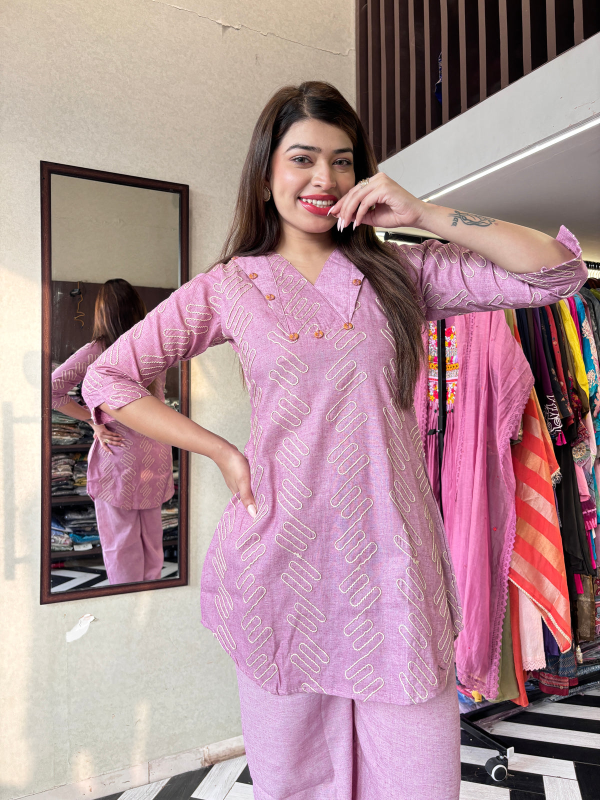 Pure Soft Rayon Coord Set