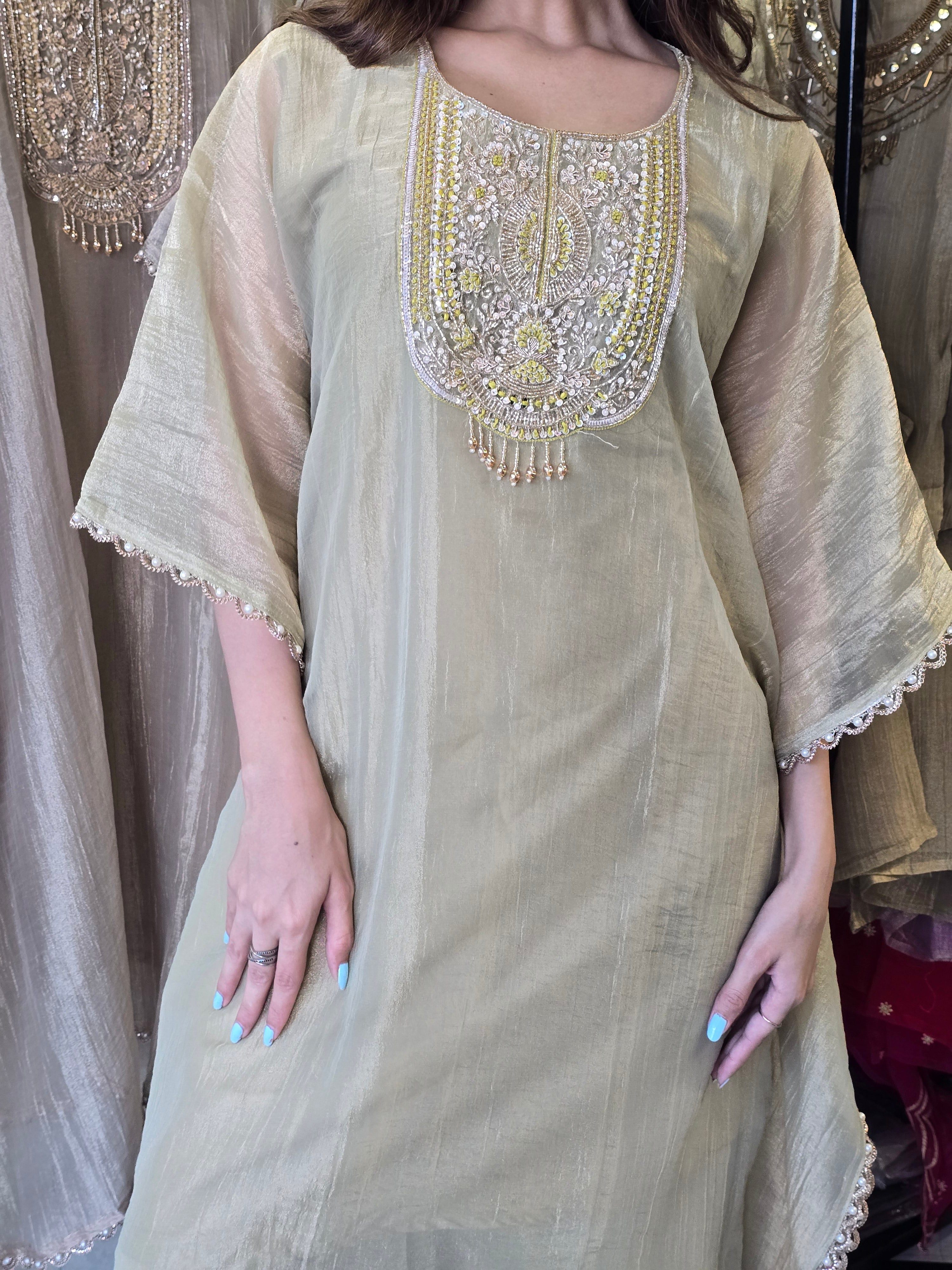 Image of Pure Soft Tissue Kaftan Sets