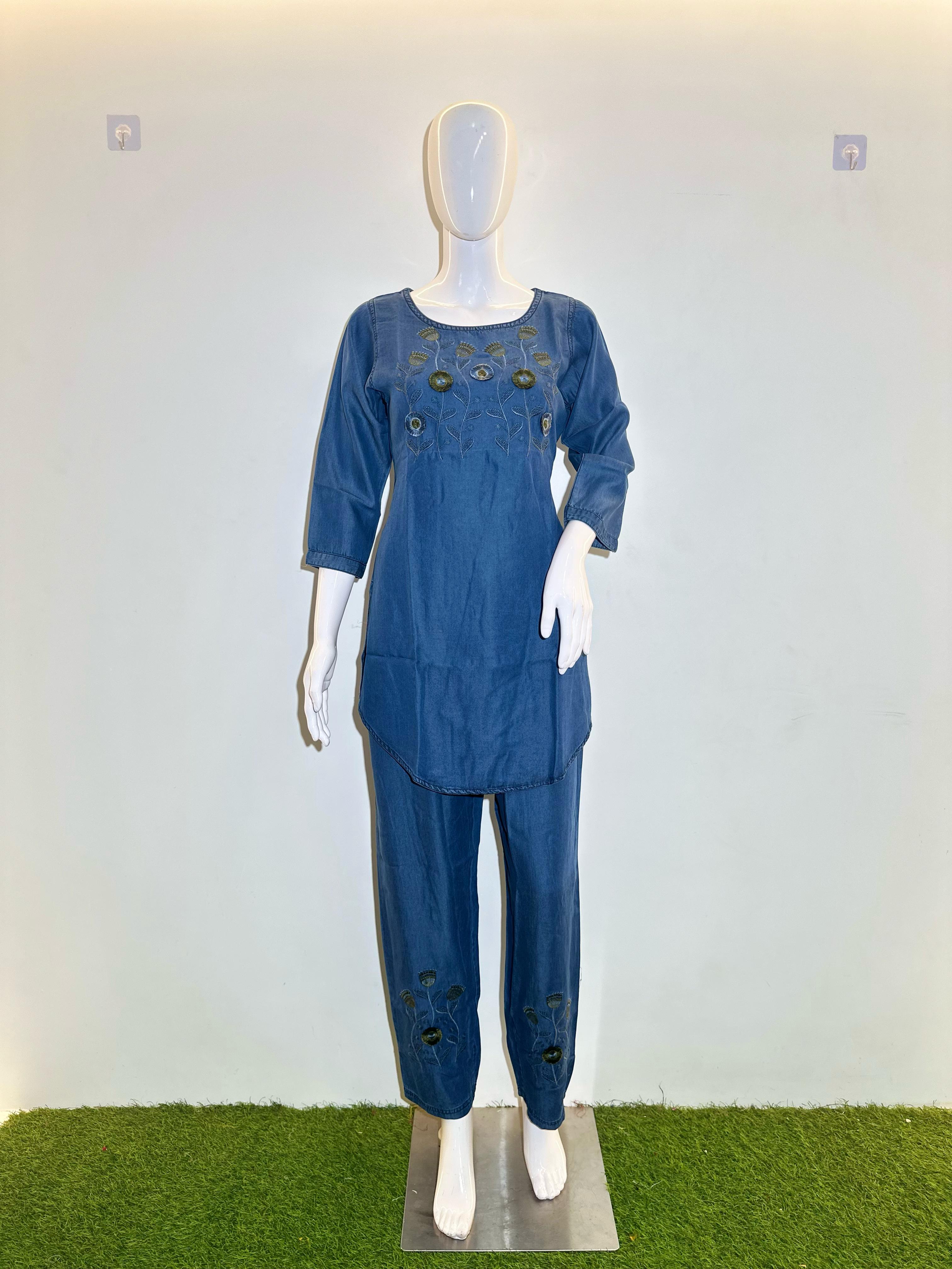 Image of Pure Denim Coord Set