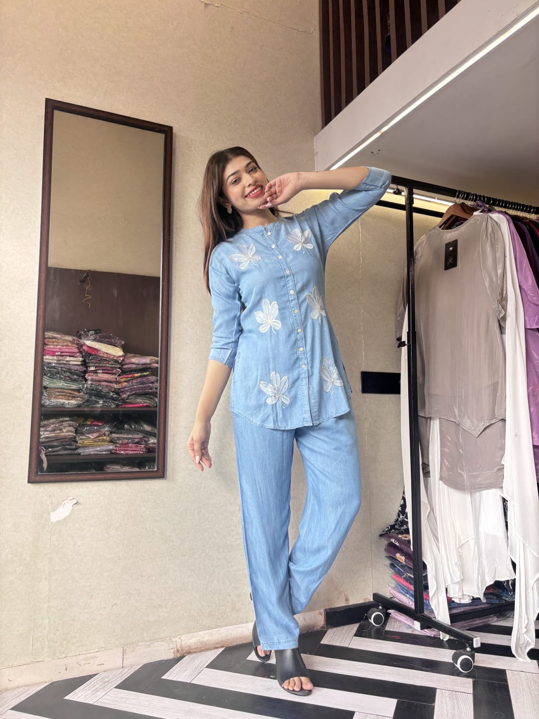 Pure Denim Coord Set