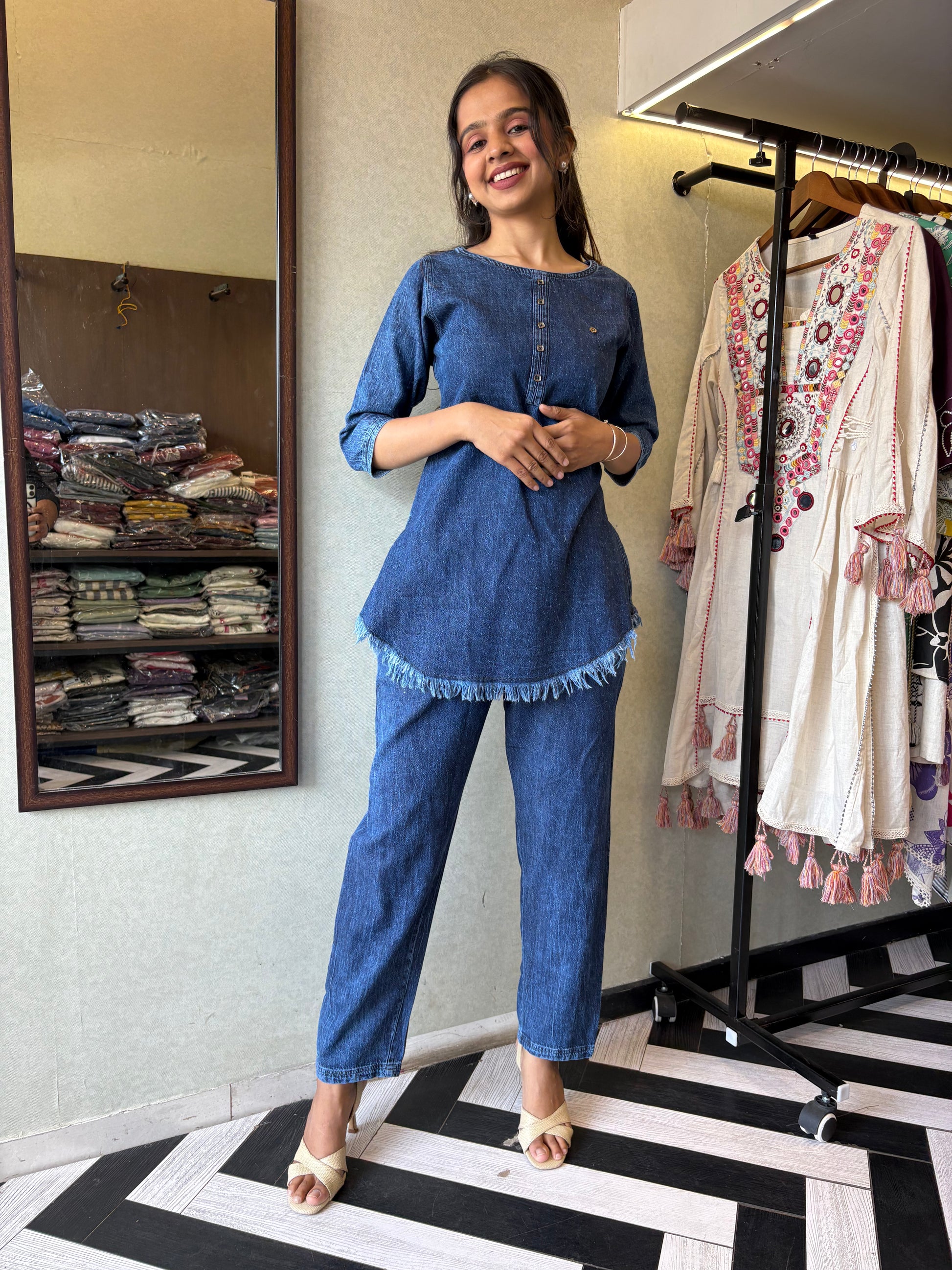 Pure Denim Coord Set