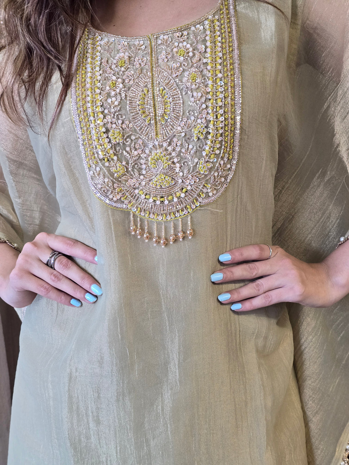 Pure Soft Tissue Kaftan Sets