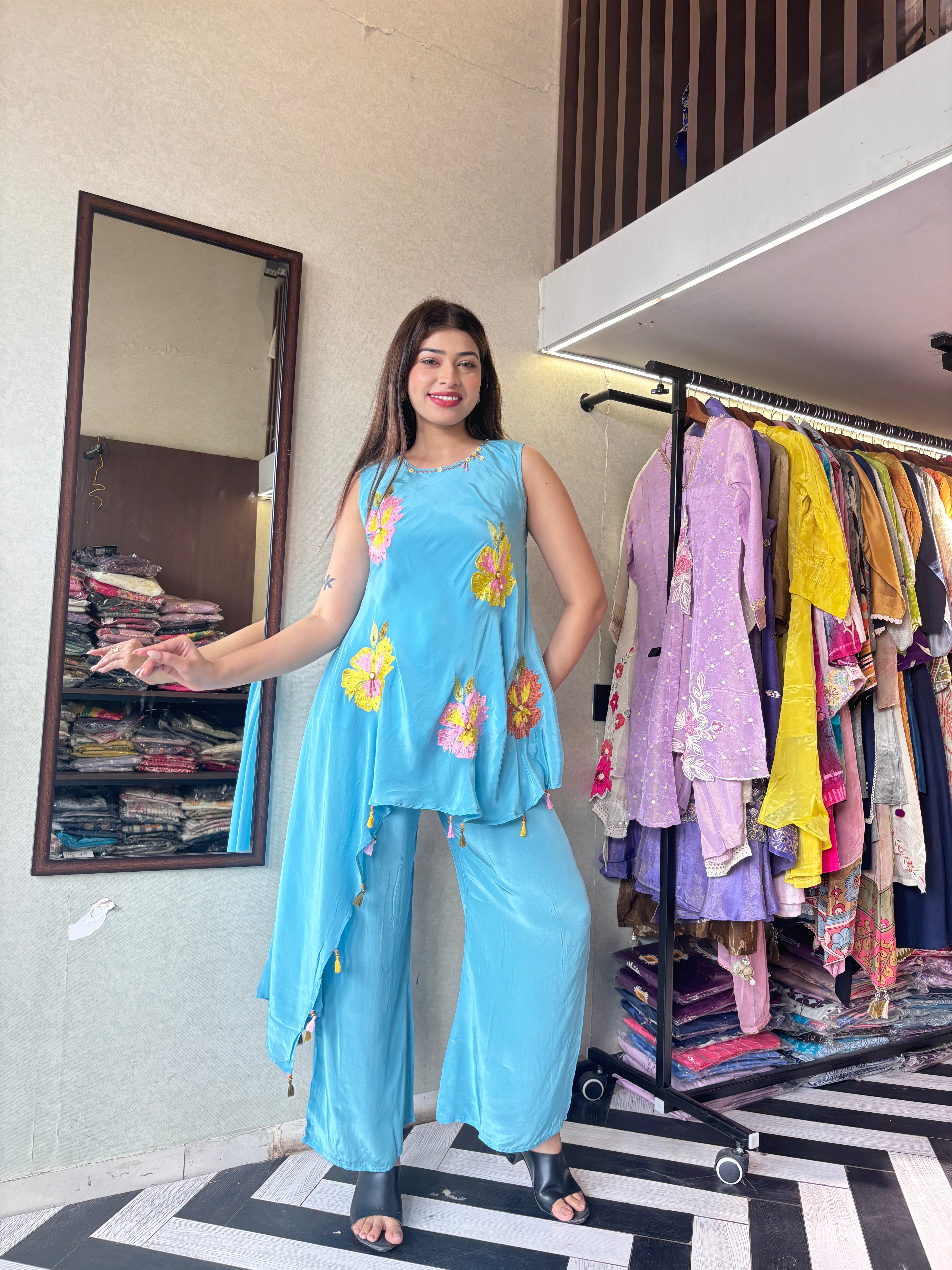 Image of Pure Crepe Coord Set